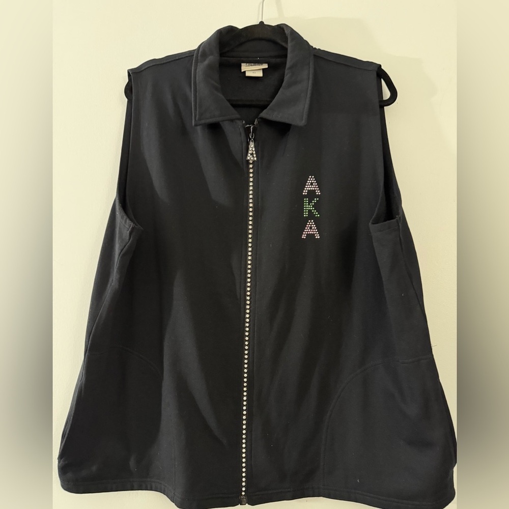 Black Sleeveless AKA Jacket